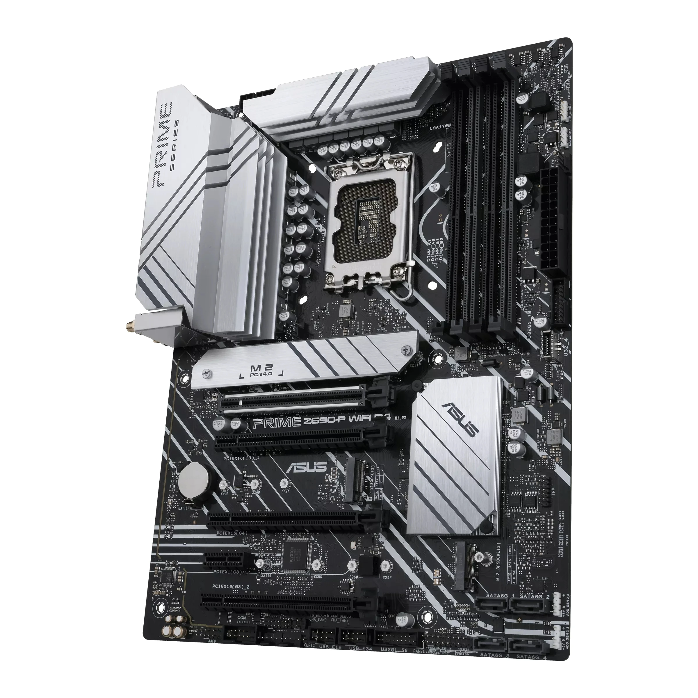 Placa base AsusPRIME Z690-P WIFI D4 LGA 1700 intel Z690 compatible con I9-14900 14700 G6900 14500 13900 12400 cpu DDR4 128GB ATX - imagen 2