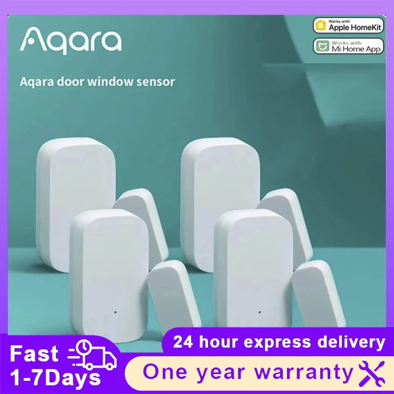 Aqara-Sensor o soporte de ventana de puerta, conexión Zigbee, detectores de apertura y cierre de puerta inteligente para el hogar, alarma remota, funciona para Xiaomi Mi Home - imagen 2