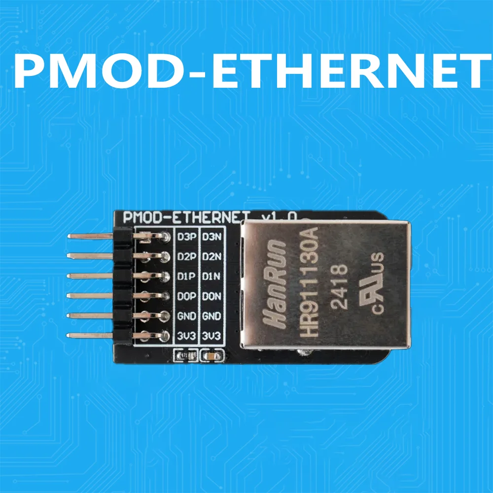 PMOD-ETHERNET Ex Board Módulo de expansión estándar PMOD FPGA interfaz Gigabit Ethernet con transformador de filtrado Nuevo