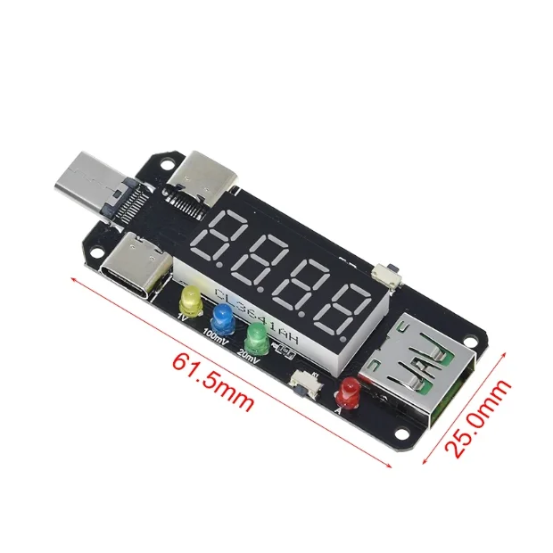 Señuelo de gatillo de carga rápida PD tipo C, pantalla digital CC, prueba de amperímetro de voltaje, PPS WPDT - imagen 4