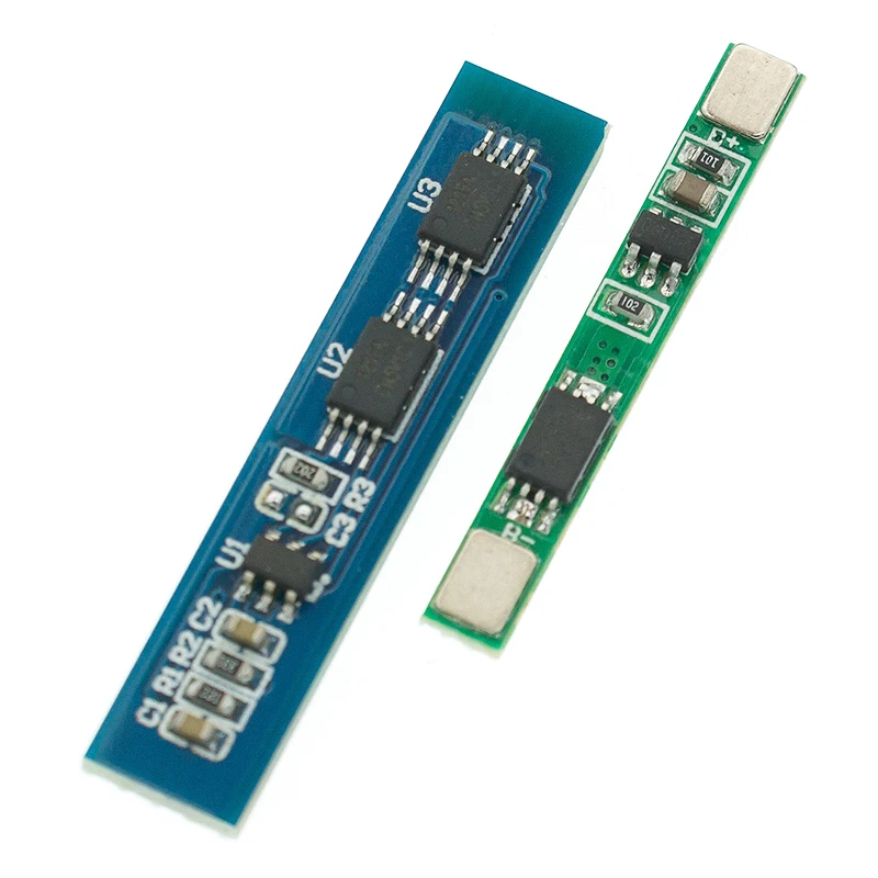 10 Uds 1S 3,7 V 3A /2S 3A Li-ion BMS PCM Placa de protección de batería Pcb para batería de iones de litio 18650 - imagen 5
