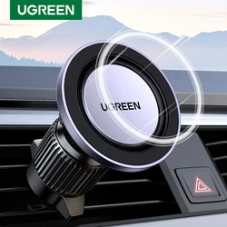 UGREEN-soporte magnético de teléfono para coche, accesorio con gancho para ventilación de aire, para iPhone 14, 13, 12 Pro, Xiaomi, Samsung