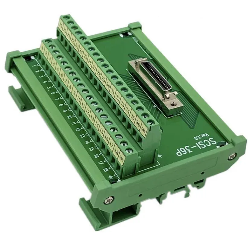 La estación de terminales SCSI 36 reemplaza la estación de terminales de maletero de Advantech SCSI-36P CN, placa Convertidora de tarjeta de adquisición de ranura - imagen 4