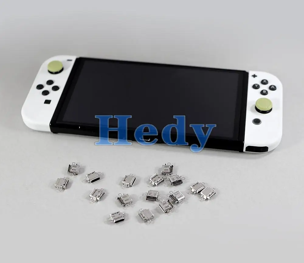 Lote de enchufe de puerto de carga Original OLED para consola Nintendo Switch Lite, conector de alimentación, puerto de enchufe tipo C, 1 ud. - imagen 3