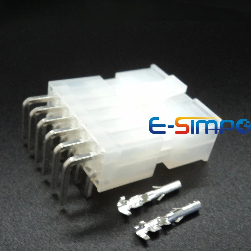 10 juegos Molex 4,2mm conector de cable automotriz serie 5557 2/4/6/8/10/12/14/16/18/20/22/24P carcasa RA Wafer Terminal hembra - imagen 5