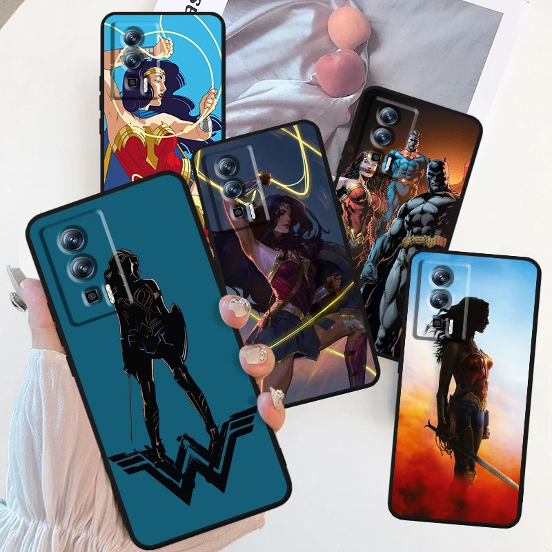 Película Wonders Womans Hero para Xiaomi Redmi 9A 9C 9AT 10C 9 9T 10 12C 13C A3 12 K60 A1 K50 K40 5G, funda negra para teléfono