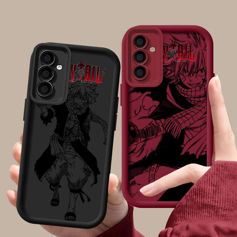 Anime Fairy Tail para Samsung Galaxy S24 S23 S22 S21 S20 Ultra Plus FE A52 A53 A54 A71 funda de teléfono con escalera ocular - imagen 4