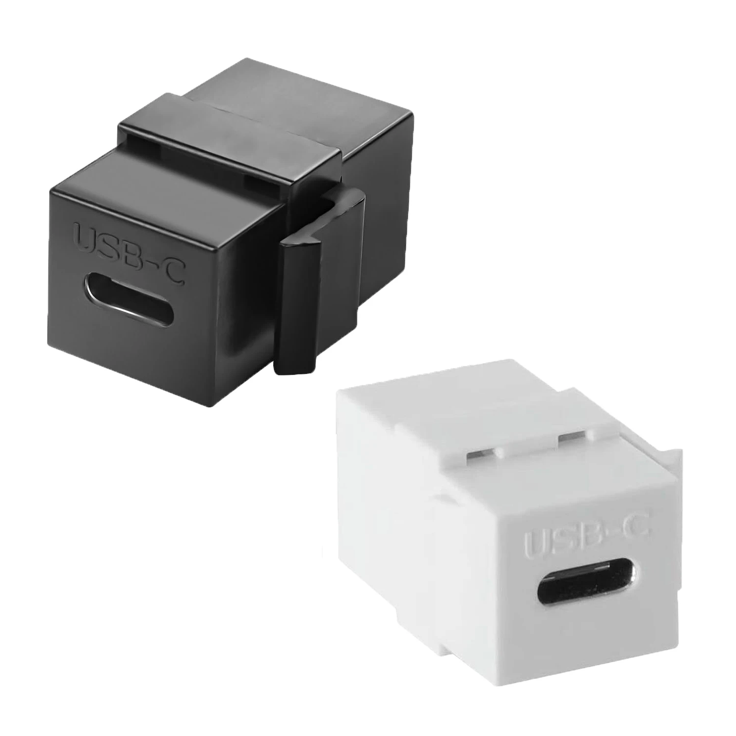 Adaptador de insertos USB C Keystone Jack USB 3,1 tipo C hembra a hembra conector acoplador de enchufe para Panel de salida de placa de pared