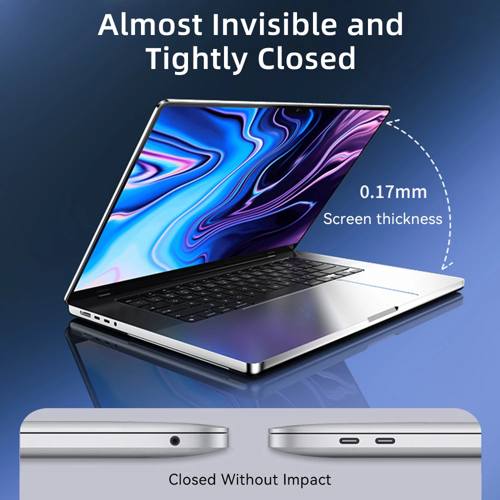 Protector de pantalla magnético de alta definición para Macbook M1 M2 Air A2337 A2681 A2442 Pro14 13 16 A2485 2022 película protectora de pantalla - imagen 5