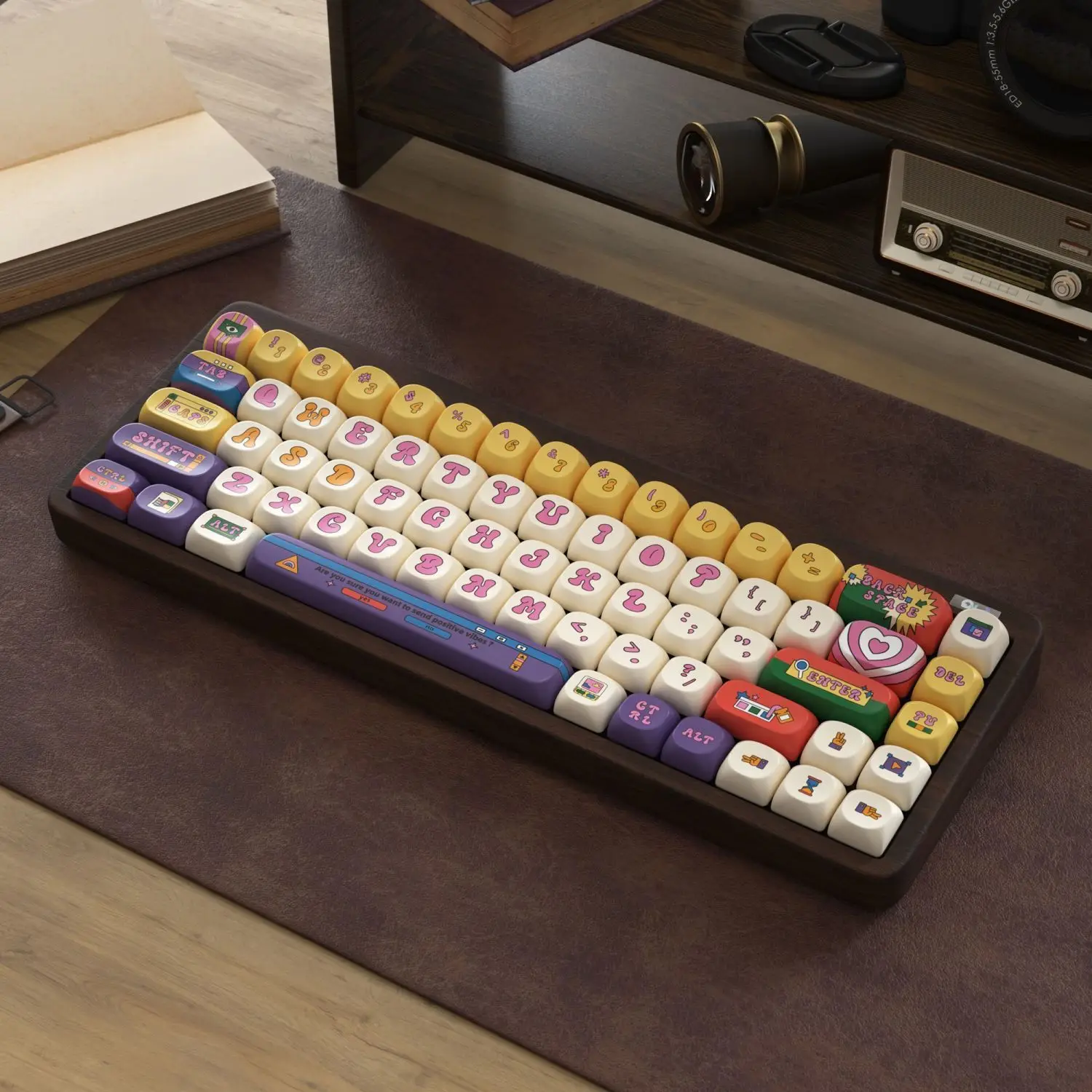 Teclas de teclado ISO personalizadas de 136 teclas, teclas Sub PBT de tinte lateral, perfil SOA para interruptores Cherry Gateron MX, Teclado mecánico - imagen 4