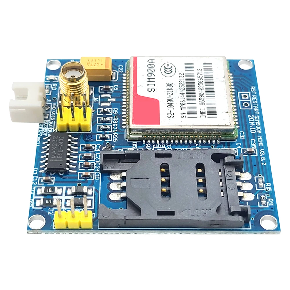 Módulo de placa de desarrollo SIM900 SIM900A, transmisión de datos inalámbrica GSM GPRS STM32 con antena, salidas TC35i - imagen 4