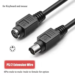 Cable Extensión PS2 Cobre Puro Macho-Macho – Extensor Teclado Ratón