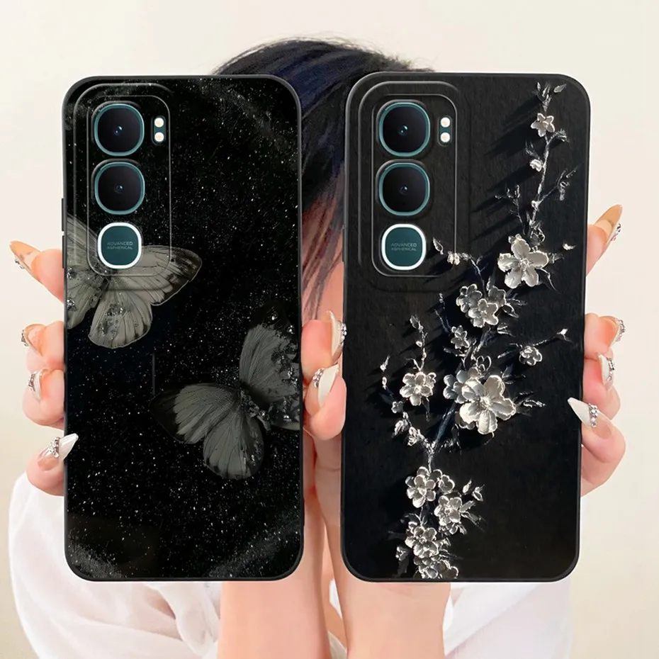 Funda de teléfono con estampado bonito para Vivo Y21d Y31 2025, fundas de silicona suave a prueba de golpes para Vivo Y21D Y31 5G (2025), fundas para parachoques - imagen 3