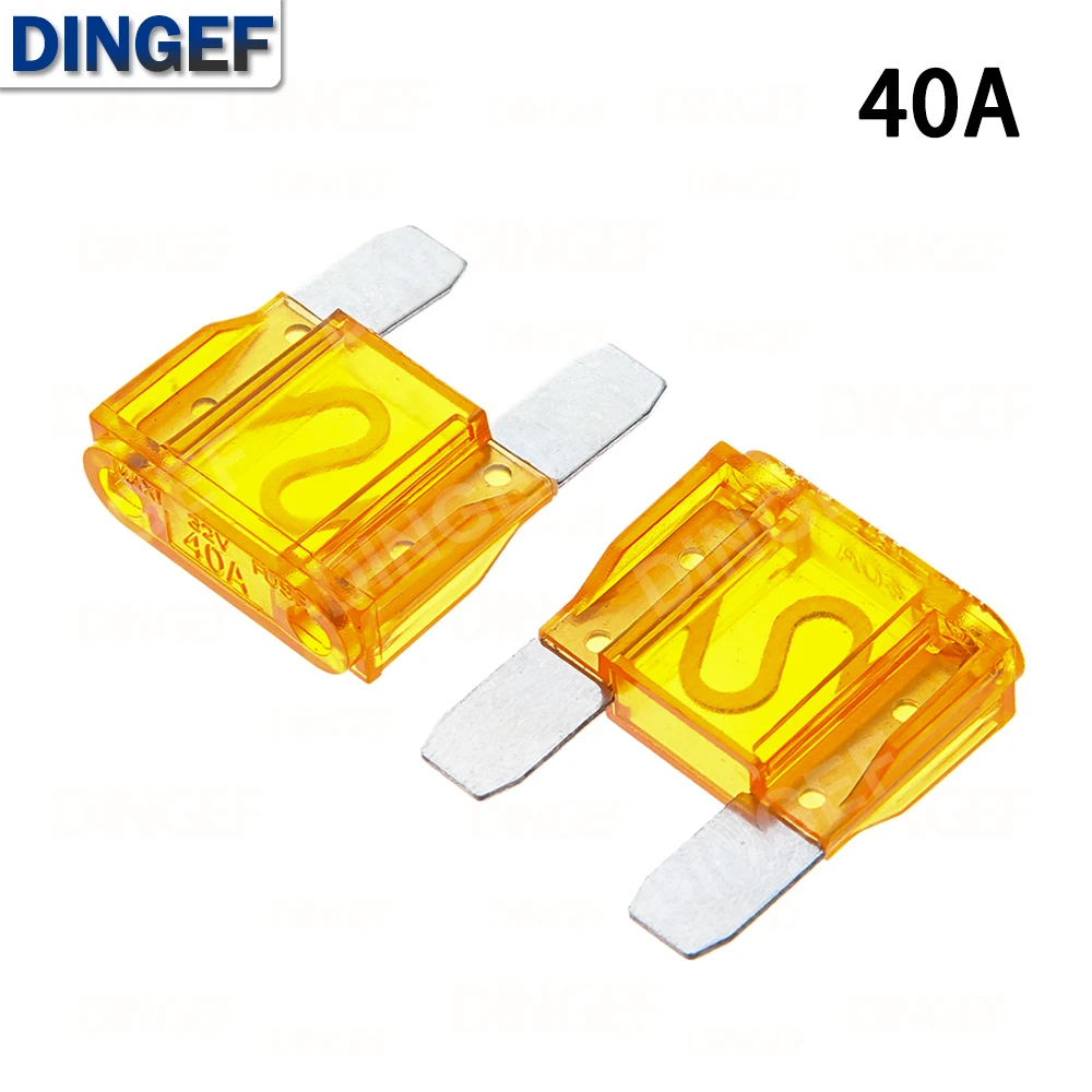 5 uds Zinc 32V tamaño grande seguro enchufe insertar luz de xenón camión barco automotriz hoja fusible 20A 30A 40A 50A 60A 70A 80A - imagen 5