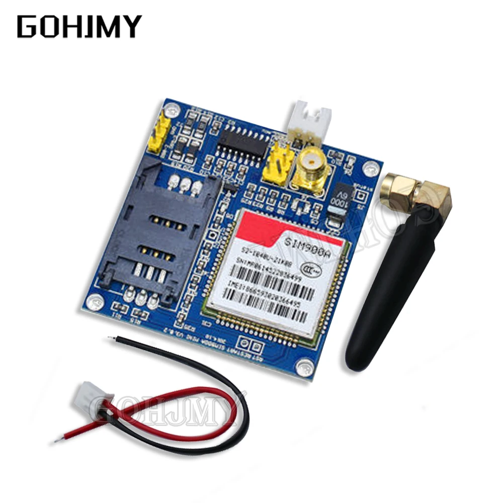 SIM900A MINI V4.0 Kit módulo de extensión inalámbrico GSM GPRS Sim900 antena de placa probada para Arduino - imagen 2