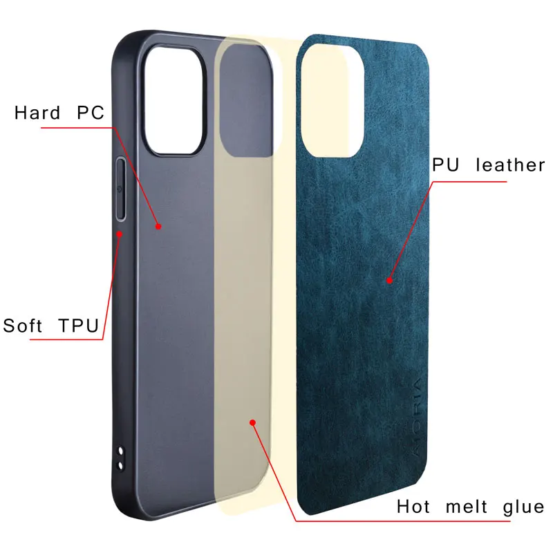 Funda de teléfono de cuero PU Premium para Honor 90 70 50 20 10 Pro Lite, cubierta protectora de Color sólido resistente a los arañazos - imagen 5