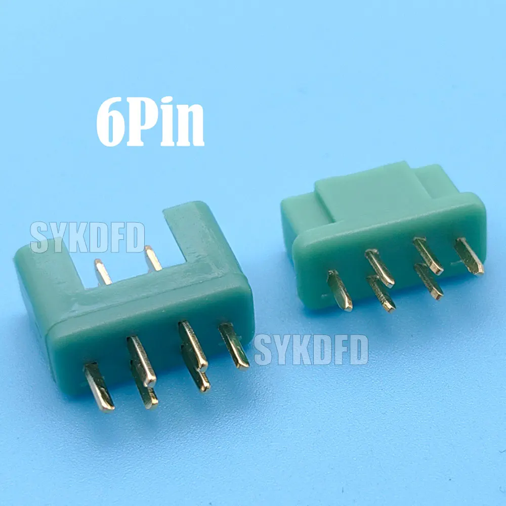 1/3/5 Uds MPX6 MPX 6 pines macho hembra conector chapado en oro 30A enchufe para RC planeador avión Drone juguetes DIY piezas de herramientas