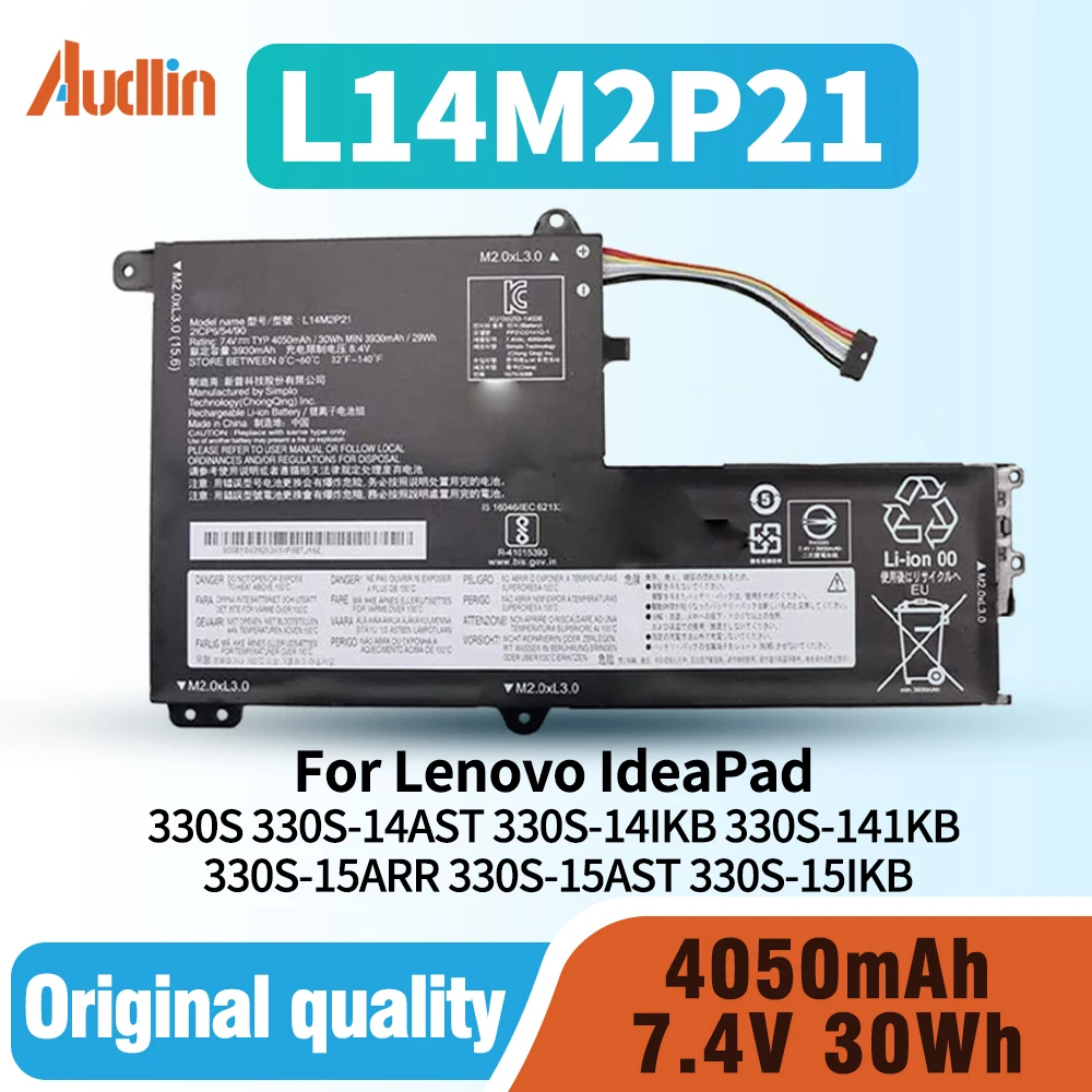 L14M2P21 L14L2P21 batería del ordenador portátil para Lenovo IdeaPad 330S 330S-14AST 330S-14IKB 330S-141KB 330S-15ARR 330S-15AST 330S-15IKB