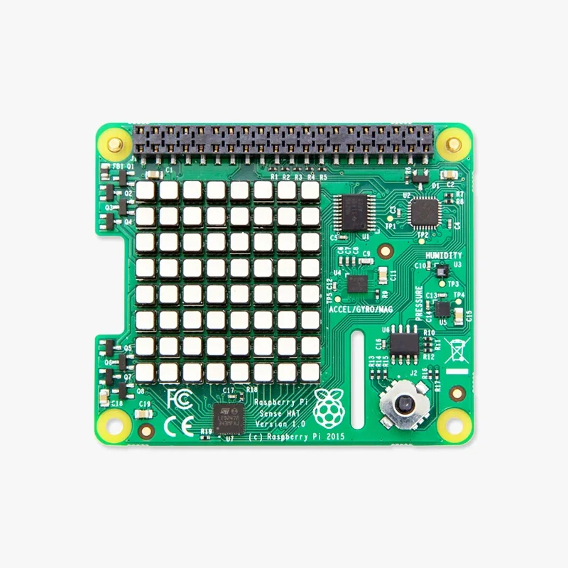 Módulo oficial de sensor de temperatura y humedad y presión direccional Raspberry Pi Sense HAT - imagen 3
