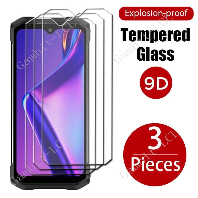 3 uds 9H vidrio templado Protector para Doogee S98 Pro DoogeeS98Pro DoogeeS98 S98Pro S99 DoogeeS99 6,3 película protectora de pantalla