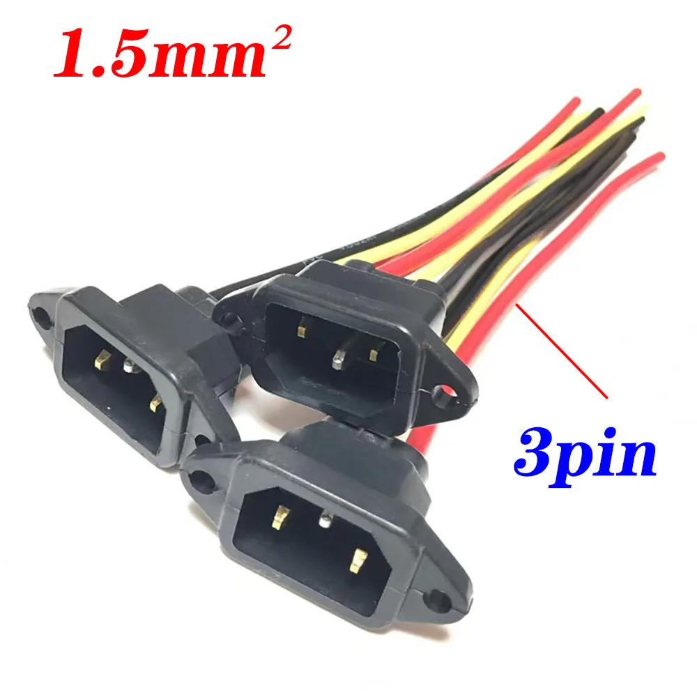Fuente de alimentación de batería de triciclo eléctrico cuadrado 1,5, cable de codo, batería de bicicleta eléctrica, conector macho/hembra en forma de T de 3 pines - imagen 2