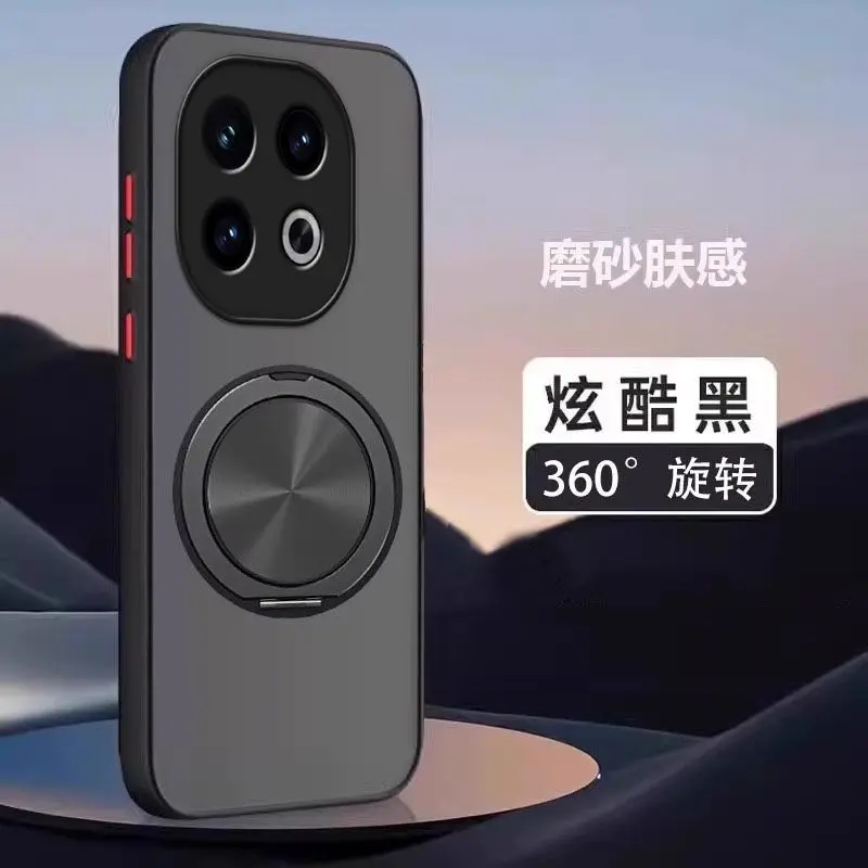 Para vivo iqoo 15 13 neo10 global z10 turbo Funda soporte magnético Funda trasera transparente para iqoo15 Funda de parachoques a prueba de golpes - imagen 3