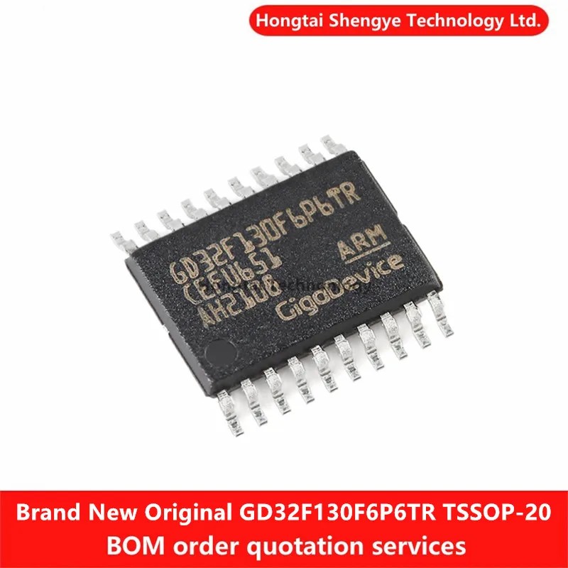 Microcontroladores-MCU de 32 bits GD32F130F6P6TR TSSOP-20 ARM Cortex-M3, nuevos y originales