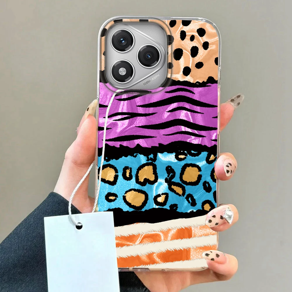 Fundas de teléfono con textura de onda de agua y estampado de leopardo para Honor 400 200 Pro Magic 6 7 5 Lite X9a X9c X9b X8a X8b X8c, funda de silicona - imagen 4