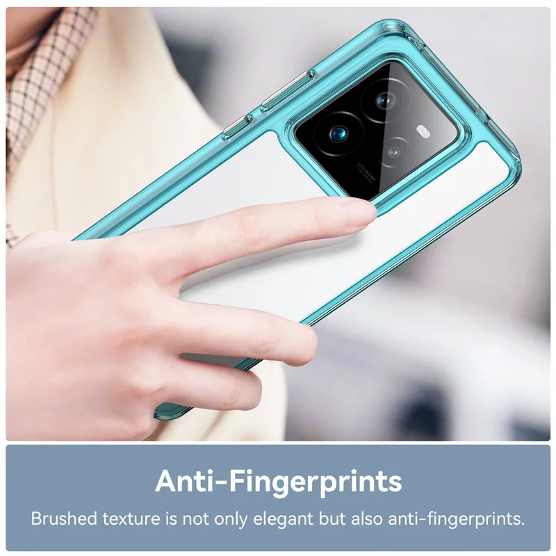 Para Realme GT7 Pro Funda de carreras cubierta TPU borde acrílico Backplane parachoques Fundas protectoras de teléfono en Realme GT 7 Pro Racing Funda - imagen 4