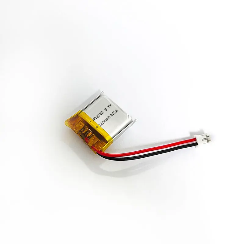 402020 Batería de polímero de litio Li Po 3.7V 120mAh 042020 Baterías de iones de litio para teléfono inalámbrico Bluetooth Mouse Auriculares Altavoz - imagen 4