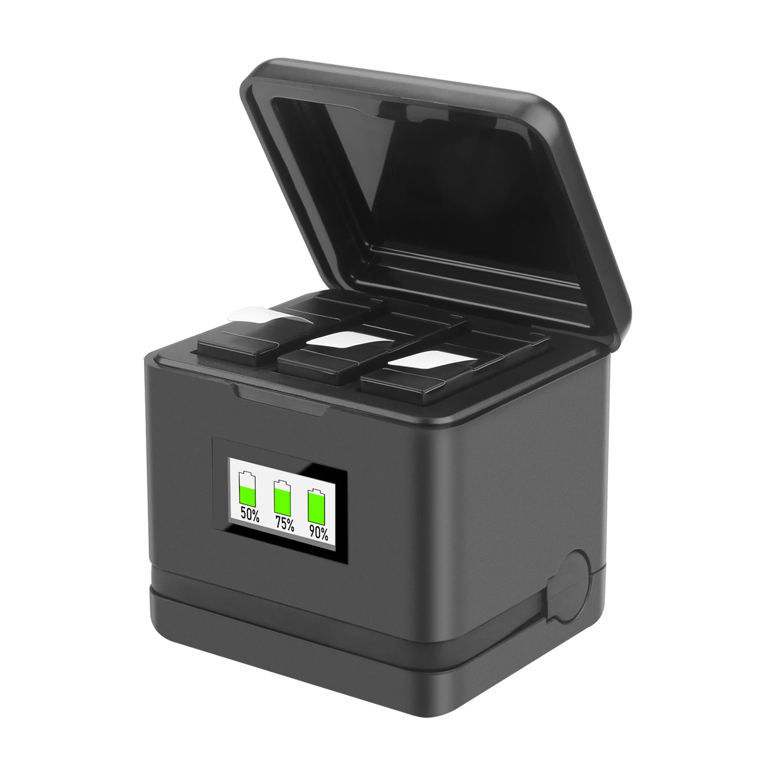 Cargador de batería para Insta360 Ace Pro, accesorios con pantalla OLED a Color - imagen 2