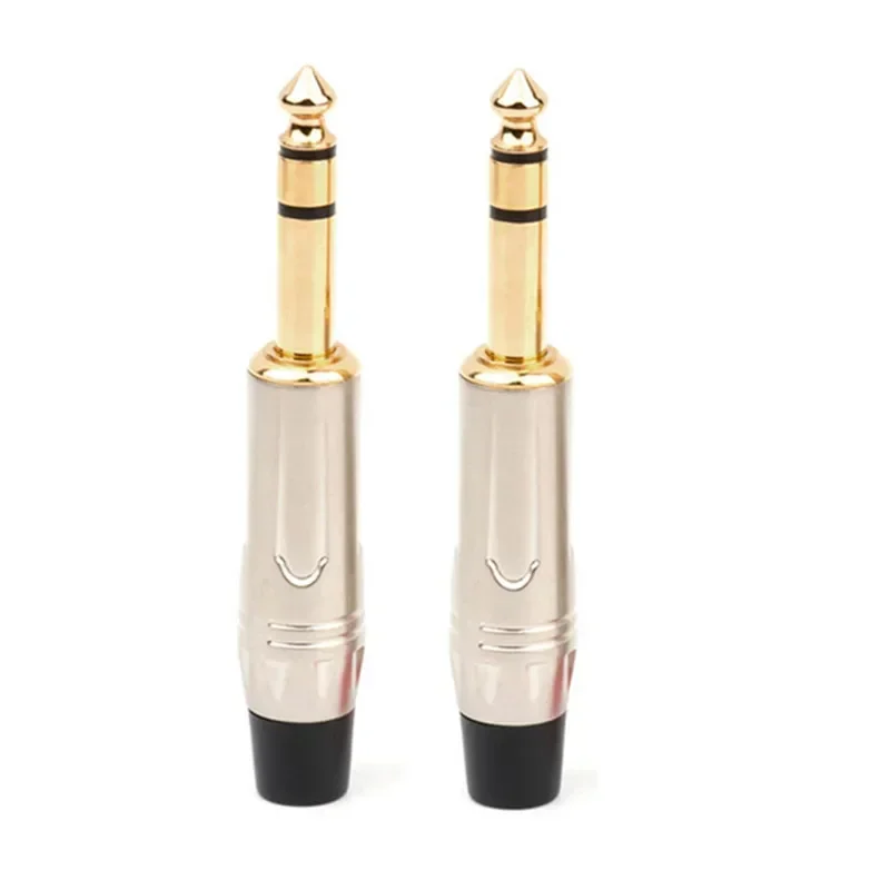 Conector TRS de 6,35mm, conector de Audio de 3 polos, Terminal de altavoz electrónico de consumo de 6,35 y 6,5mm para micrófono, mezclador, Cable de guitarra - imagen 5