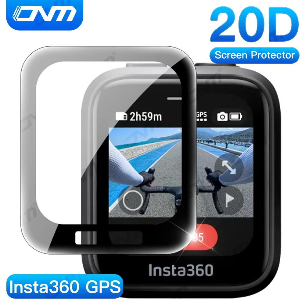 Protector de pantalla para Insta360 GPS Preview remoto Película antiarañazos para Insta360 GPS Película protectora de cobertura total (no vidrio) - imagen 2