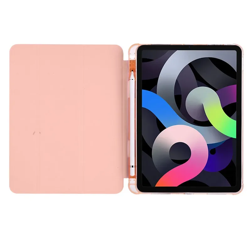 Funda con ranura para lápiz para iPad 205, A16, 11. a generación, 11 pulgadas, Funda protectora de silicona inteligente para iPad 10, 10. a generación - imagen 4