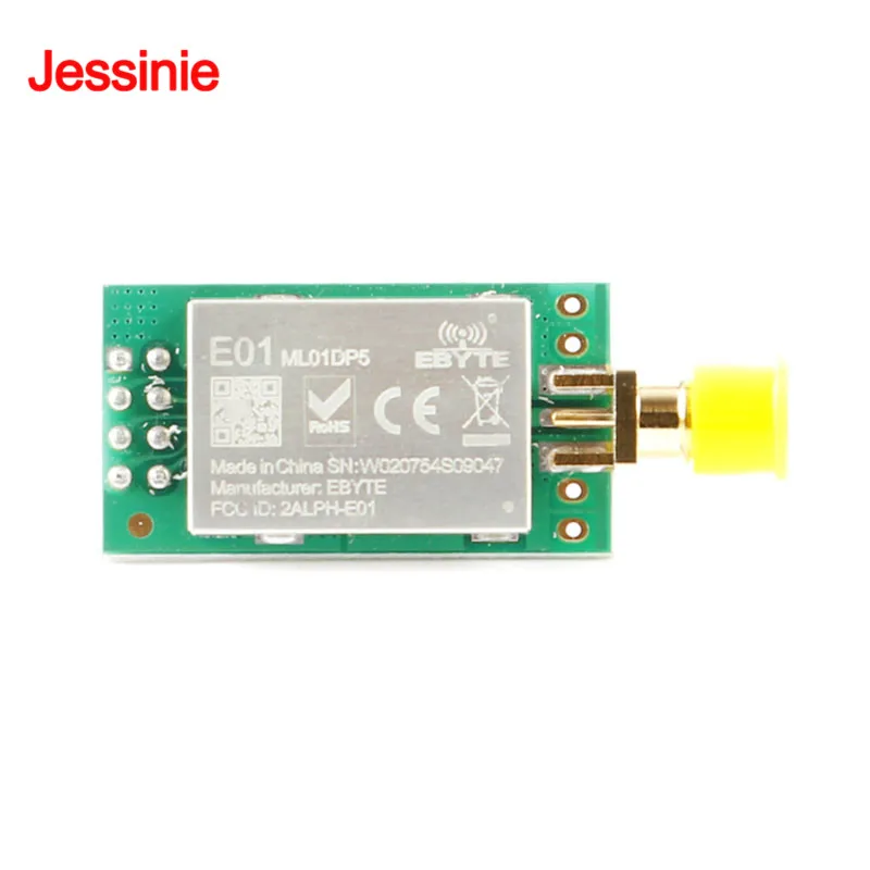 E01-2G4M27D E01-ML01DP5 nRF24L01P nRF24L01 PA LNA largo alcance 2,4 GHz SPI DIP IoT Wifi módulo inalámbrico Cable Pin - imagen 4