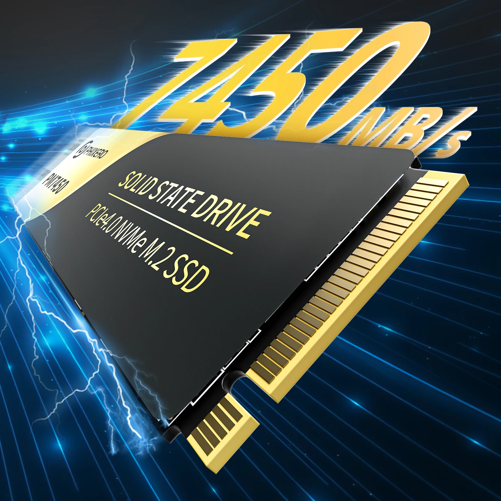 PHIXERO SSD 1tb 2tb SSD NVMe M2 4tb 7450MB/S PCIe 4,0 x4 M.2 2280 disco unidades internas de estado sólido NVME M.2 SSD para portátil PS5 - imagen 4