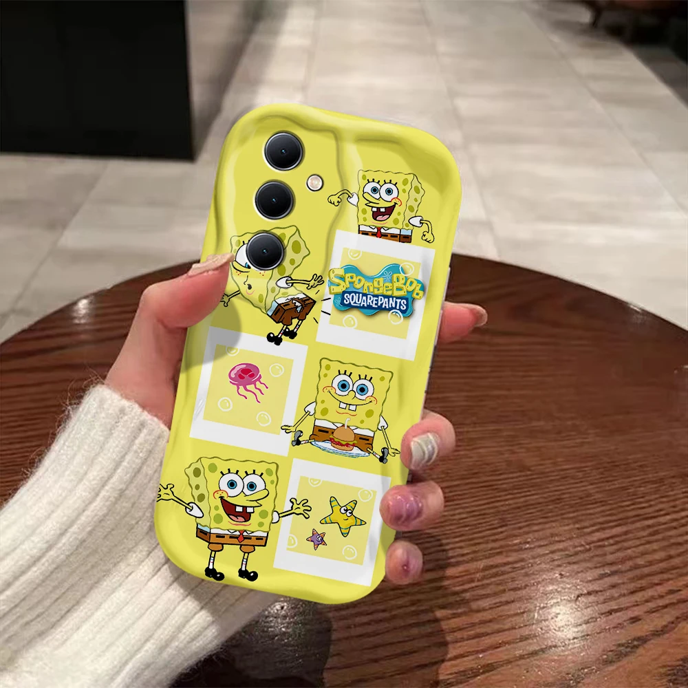 Funda bonita de Bob Esponja Patrick Stars 3D Wave para iPhone 15 14 13 12 11 Pro Max Mini X XR XSMAX 8 7 6S Plus, funda de silicona suave - imagen 5