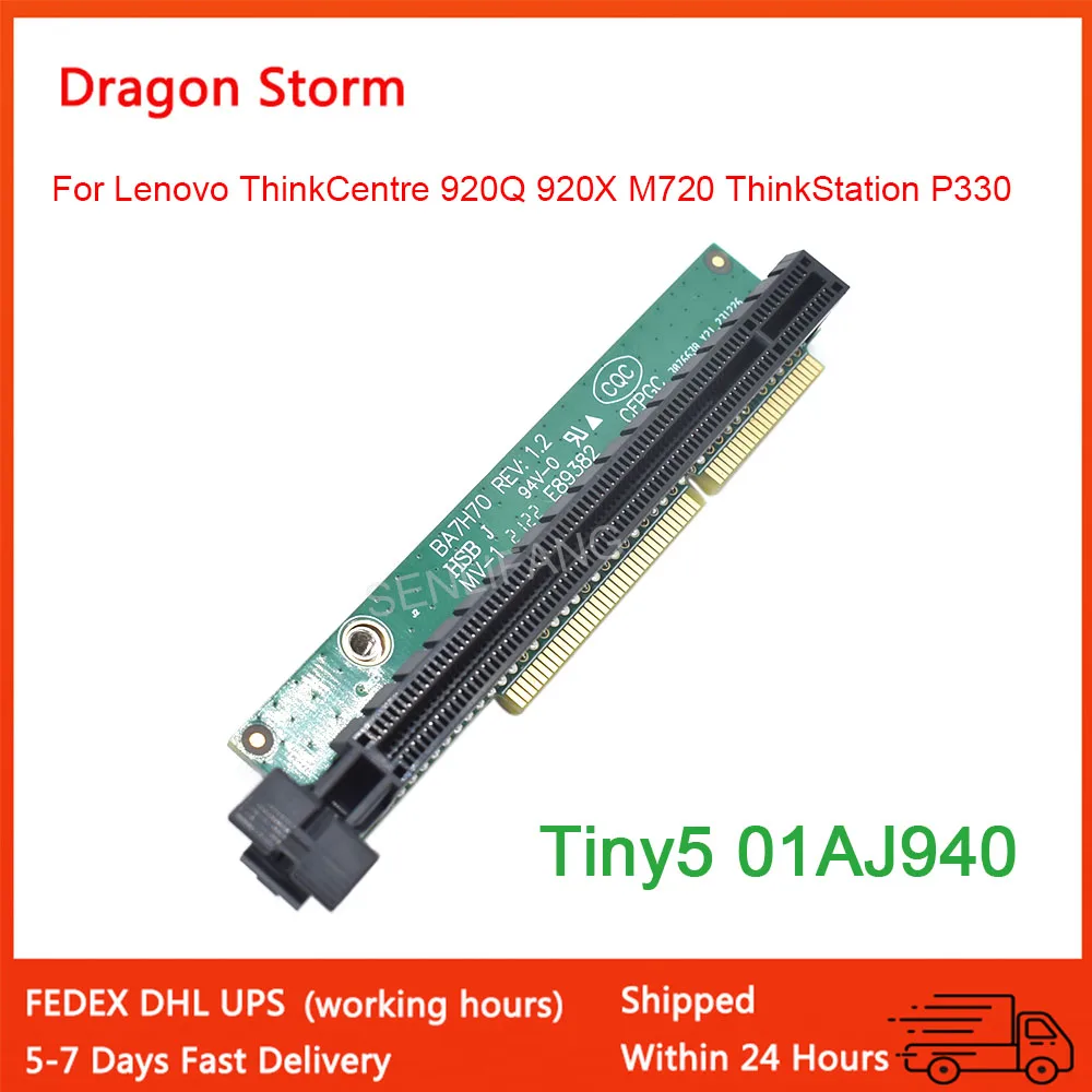 Nueva tarjeta gráfica de expansión PCIE16 01AJ940 para Lenovo ThinkCentre 920Q 920X M720 ThinkStation P330 Tiny5 - imagen 2