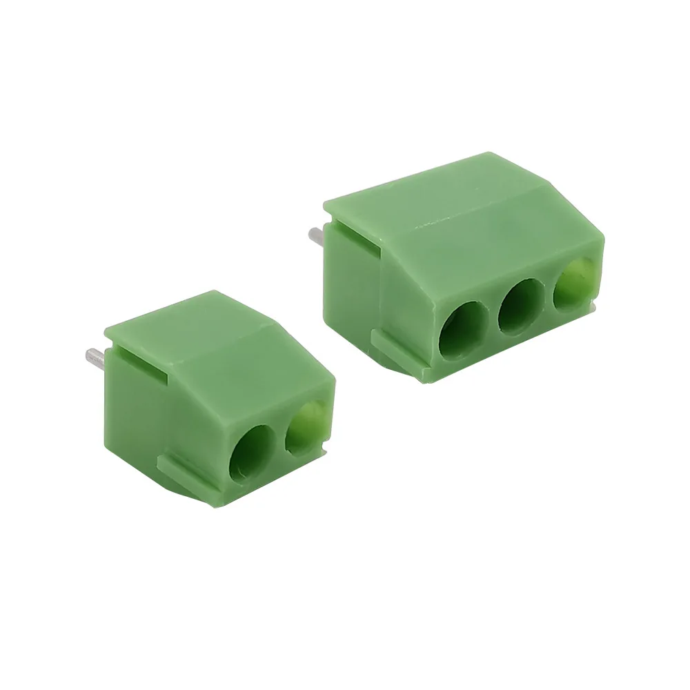 Bloque de terminales de tornillo PCB KF350, conector de terminales de tornillo enchufable, clavija recta, Paso 2P, 3 pines, 3,5mm, Cable de 24-18AWG - imagen 3