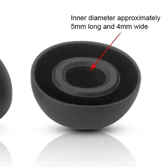 6pcs S/M/L Silicone Ear Tips fit For Redmi Buds6 Pro/ Buds5 Pro Ear Tips Earcup Sleeve In Ear Buds