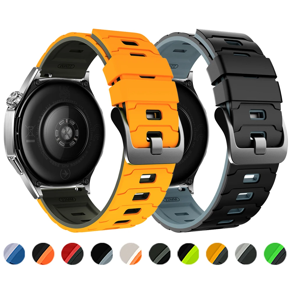 Para Realme correa de reloj 22mm pulsera de repuesto de silicona para Realme Watch S 2 3 Correa suave Watch S 2 3 Pro pulseras deportivas