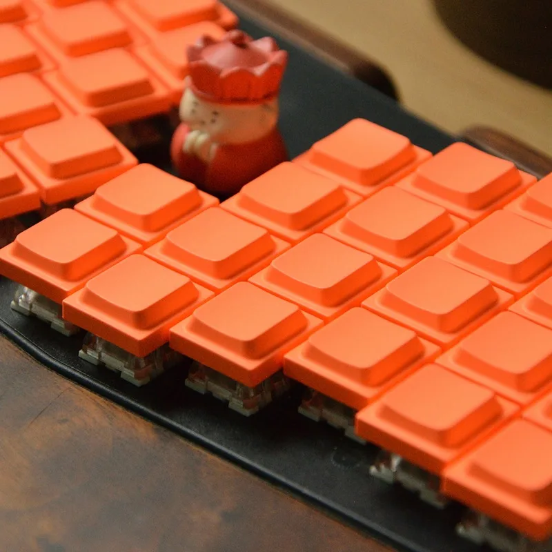 LAK-teclas de colores sin grabado, tapa de tecla de perfil bajo MX, tapas de teclado de Material PBT personalizadas para accesorios de teclado mecánico