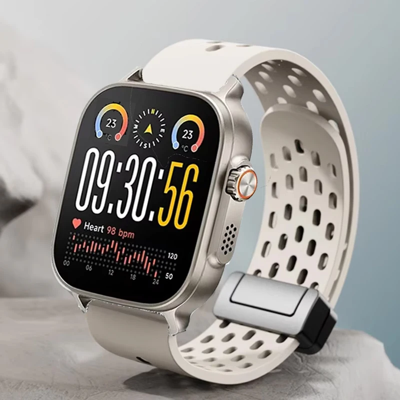 Correa magnética de silicona para Realme Watch 5, Correa deportiva de 22mm para Realme Watch S2/S S Pro/2 2Pro/3 3 Pro - imagen 2