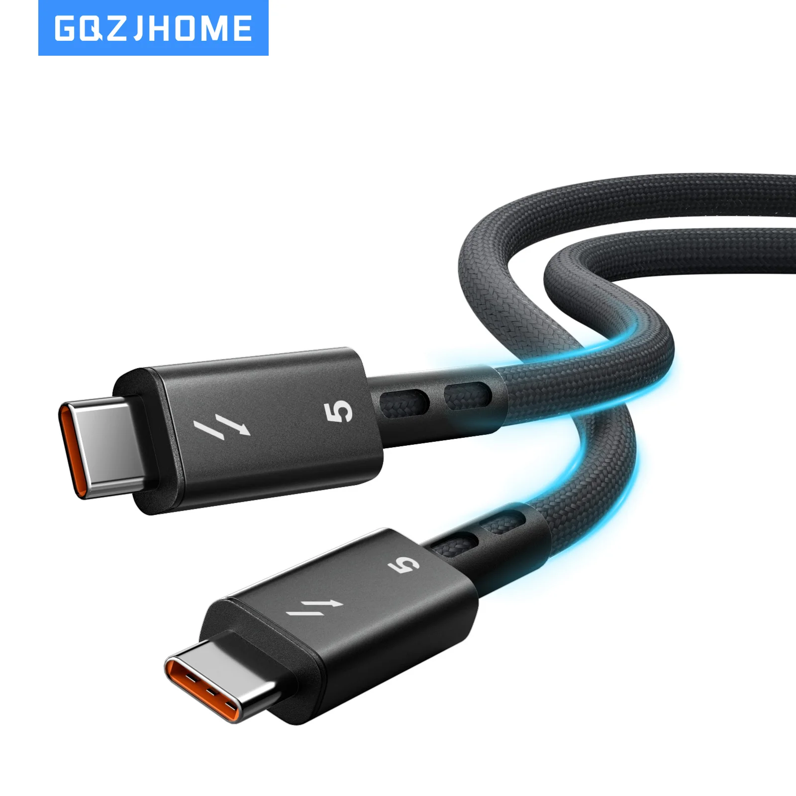 16K Thunder-bolt 5 80Gbps USB 4,0 tipo C extensión de datos 240W Cable de vídeo de carga rápida almacenamiento de datos súper rápido para MacBook iPad
