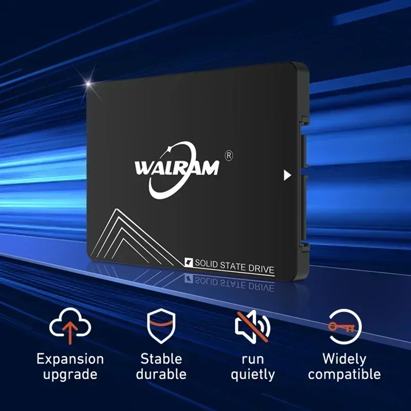 WALRAM 512GB SSD 1TB 2,5 SATA 3 SSD 256GB 240GB 480GB disco duro para ordenador portátil 128GB 120GB unidad de estado sólido SATA3 HDD para PC de escritorio - imagen 2