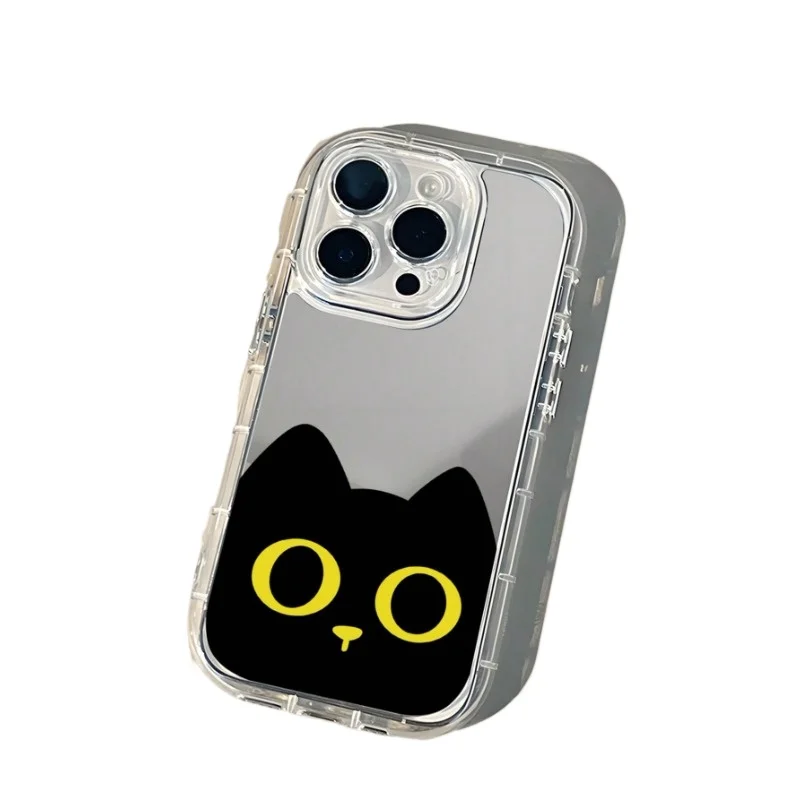 Silly Black Cat para Apple 16PROMAX Funda de teléfono 11/15 Creative 14plus Premium Funda protectora - imagen 4