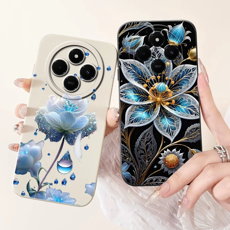 Para Xiaomi Redmi 14C funda Poco C75 nueva moda patrón pintado cubierta suave TPU funda de teléfono para Xiaomi Poco C75 Redmi 14C 14R Shell - imagen 3