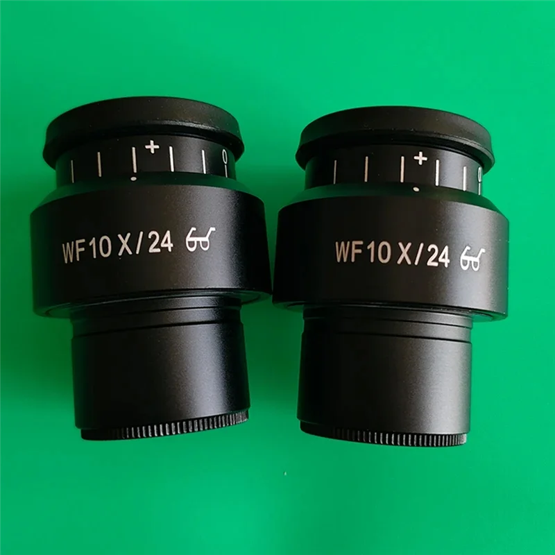 BTLIFE-Accesorios para lentes de microscopio estéreo Binocular, 2 uds., ocular de campo amplio WF10X/24MM