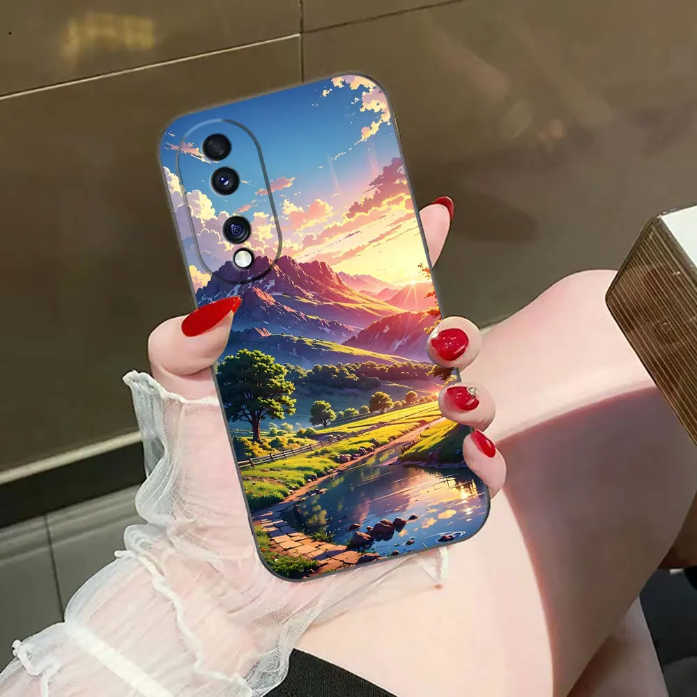 Funda de teléfono Cloud Mist Flower Sea Path para HUAWEI NOVA Y70 3I 7I 8I 9SE P30 Y9 HONOR 8X 9X 20 90 X6B X7A X7B X8B X9 X9B X9A - imagen 5