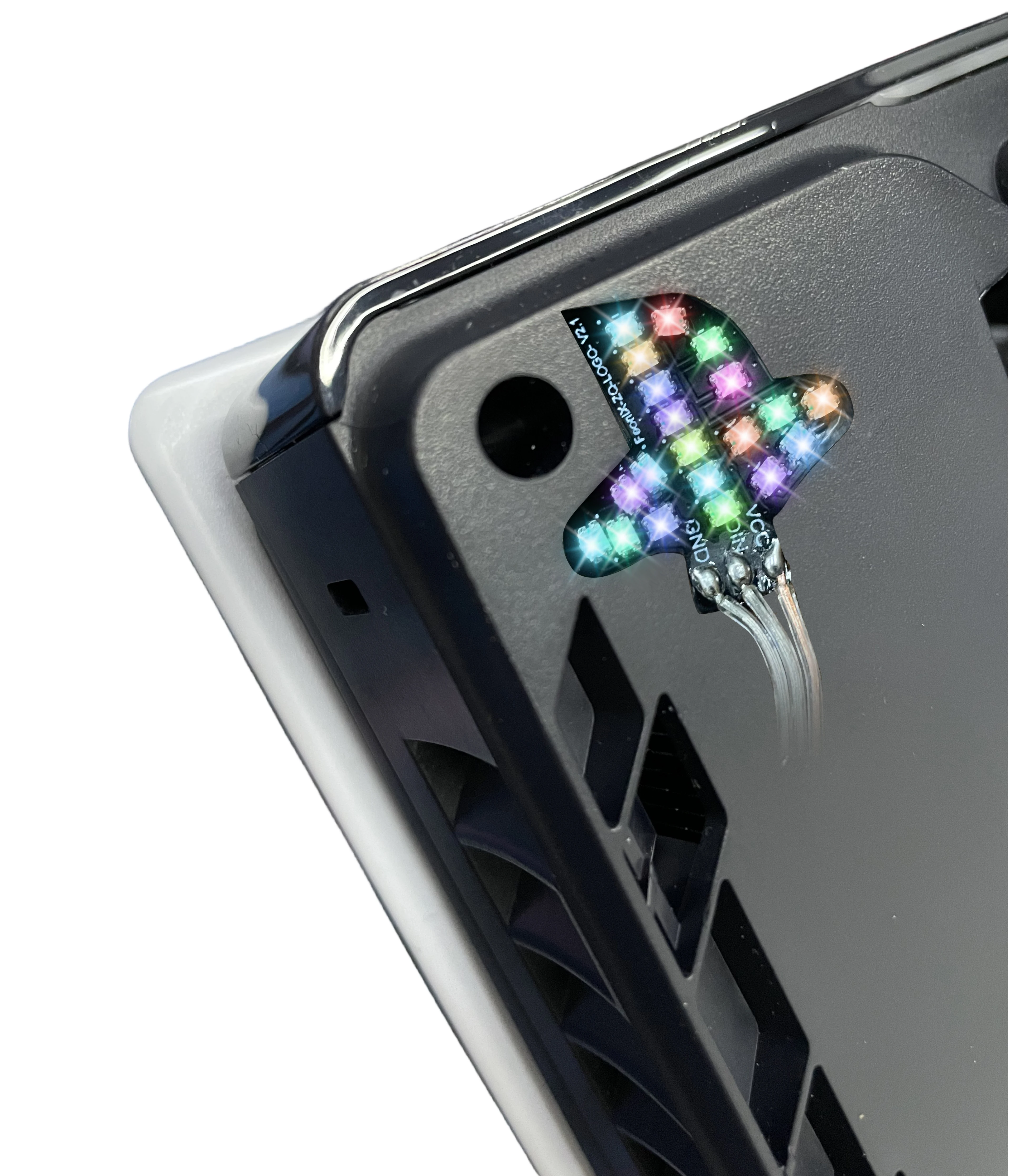 Luz de ambiente RGB con sincronización de música, más de 400 efectos de iluminación para PS5 Slim/Pro, consola de luz LED, luz ambiental P5, accesorios delgados - imagen 5